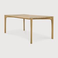 Ethnicraft Eettafel 'PI' Geolied Eikenhout, 200 x 95cm