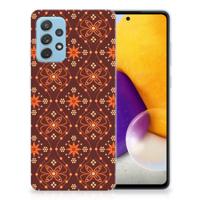 Samsung Galaxy A72 | TPU bumper | Batik Brown