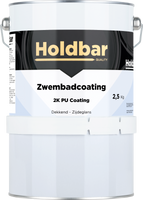 Holdbar Zwembadcoating Lichtgrijs (RAL 7035) 2,5 kg - thumbnail