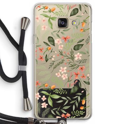 Sweet little flowers: Samsung Galaxy A3 (2016) Transparant Hoesje met koord