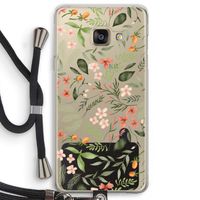 Sweet little flowers: Samsung Galaxy A3 (2016) Transparant Hoesje met koord