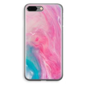 Roze explosie: iPhone 8 Plus Transparant Hoesje