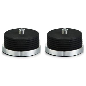 Zeller Glas/Glazen onderzetters - 12x - zwart - siliconen - Dia 10 cm - met houder