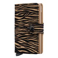 SECRID Miniwallet Zebra Beige - Pasjeshouder dames