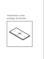 Kreon - Installation cover, prologe 40 double, Wit