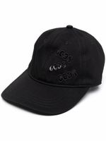 GCDS casquette à logo brodé - Noir