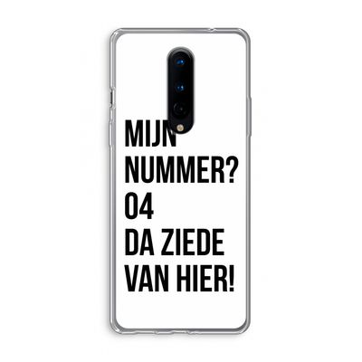 Da ziede van hier: OnePlus 8 Transparant Hoesje