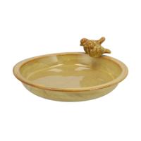 Daan kromhout Bird bowl - small - vogelbad - okergeel- schaal vogels