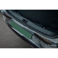 Zwart RVS Bumper beschermer passend voor Ford Mustang Mach-E 2020- 'Ribs' (2-Delig) AV245295