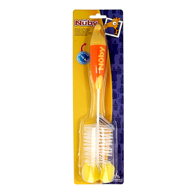 Flessenborstel met kleine speenborstel & sponsje 1 Stuks