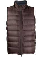 Herno gilet matelassé à design réversible - Marron