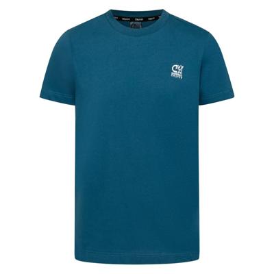Cruyff Energized T-Shirt Kids Blauw Wit