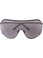 Rick Owens lunettes de soleil Larry Shield - Noir