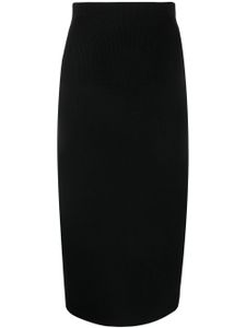 Victoria Beckham jupe crayon en maille - Noir