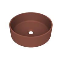 Arcqua Case waskom - rond - 40cm - mat terracotta WAS754700