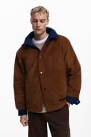 Omkeerbare gewatteerde jas - BLUE - XL