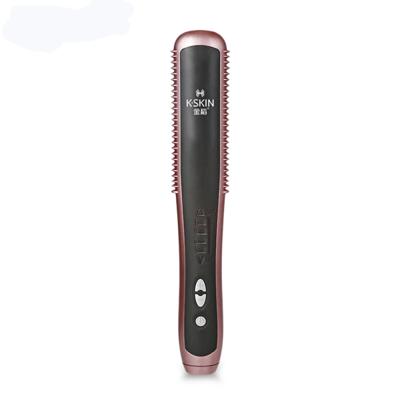 K-SKIN KD388A elektrische keramische stijltang kammen PTC verwarming haarverzorging styling kam auto Massager rechttrekken Lrons
