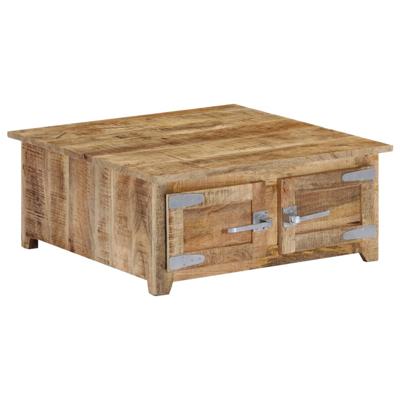 VidaXL Salontafel 70x70x30 cm massief mangohout