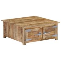 VidaXL Salontafel 70x70x30 cm massief mangohout - thumbnail