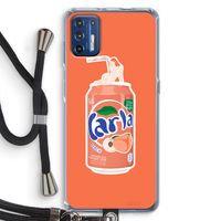 S(peach)less: Motorola Moto G9 Plus Transparant Hoesje met koord