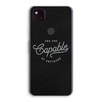 Capable: Google Pixel 4a 5G Transparant Hoesje
