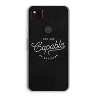 Capable: Google Pixel 4a 5G Transparant Hoesje