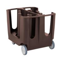 Bordenwagen - max. 300 borden - Ø 12-33 cm - 6 verstelbare vakken