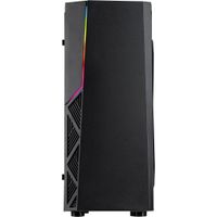 Inter-Tech B-02 RGB tower behuizing 2x USB-A 2.0, USB-A 3.2 (5 Gbit/s), 2x Audio, Window-kit - thumbnail