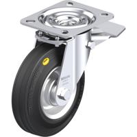 Blickle L-RD 125R-ST Zwenkwiel met rem Wieldiameter: 125 mm Draagvermogen (max.): 120 kg 1 stuk(s)