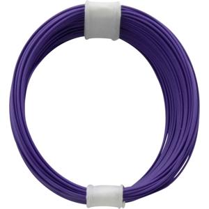 Donau Elektronik 110-6 Draad 1 x 0.04 mm² Violet 10 m