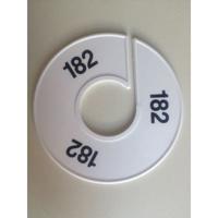 Maatring 11 cm wit/zwart 182