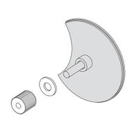 Astro - Mirror Adaptor Kit 2 Gepolijst chroom Accessoires