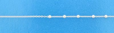 TFT Zilveren Ketting Bolletjes 2,5 mm 41 + 4 cm
