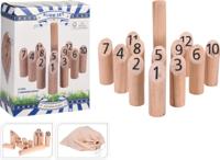 Soellaart Kubb Set 13 Delig Spel Bruin