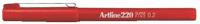 Fineliner artline 220 rond sf rood