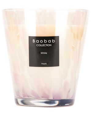 Baobab Collection bougie parfumé Pearls - Blanc