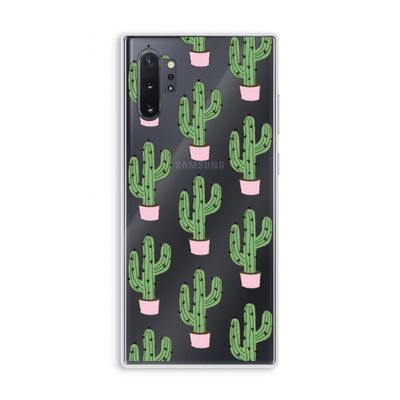 Cactus Lover: Samsung Galaxy Note 10 Plus Transparant Hoesje