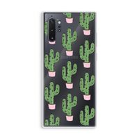 Cactus Lover: Samsung Galaxy Note 10 Plus Transparant Hoesje
