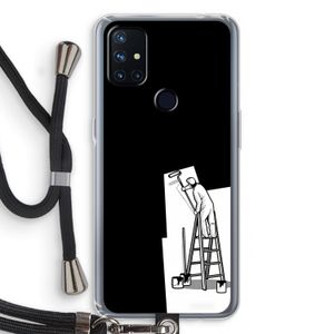 Musketon Painter: OnePlus Nord N10 5G Transparant Hoesje met koord