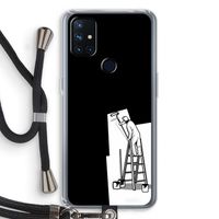Musketon Painter: OnePlus Nord N10 5G Transparant Hoesje met koord