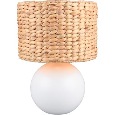 LED Tafellamp - Trion Nina XL - E27 Fitting - 1 lichtpunt - Wit - Keramiek