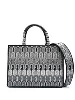 Furla sac cabas à motif en jacquard - Noir - thumbnail