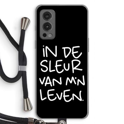 De Sleur: OnePlus Nord 2 5G Transparant Hoesje met koord