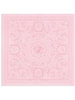 Versace foulard en soie à imprimé Barocco - Rose