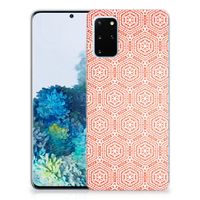 Samsung Galaxy S20 Plus TPU bumper Pattern Orange - thumbnail