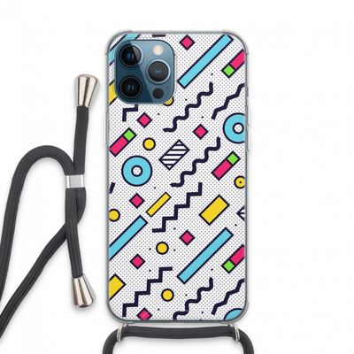 8-bit N°8: iPhone 13 Pro Max Transparant Hoesje met koord