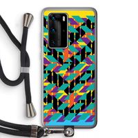 Skew Bee 1: Huawei P40 Pro Transparant Hoesje met koord