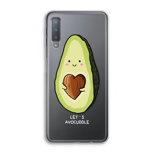 Avocuddle: Samsung Galaxy A7 (2018) Transparant Hoesje