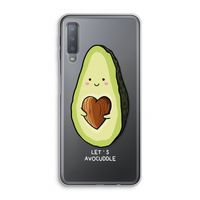 Avocuddle: Samsung Galaxy A7 (2018) Transparant Hoesje