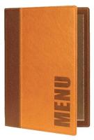 Menukaart securit trendy a5 1 x 2 tassen bruin